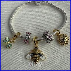 Pandora Nature Charm Bracelet, 19cm Stunning Garden-Inspired Design Pandora Nature Charm Bracelet, 19cm Stunning Garden-Inspired Design