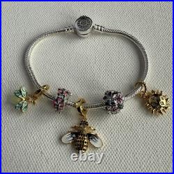 Pandora Nature Charm Bracelet, 19cm Stunning Garden-Inspired Design Pandora Nature Charm Bracelet, 19cm Stunning Garden-Inspired Design