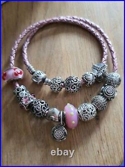 Pandora Necklace/Bracelet With Charms