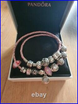 Pandora Necklace/Bracelet With Charms