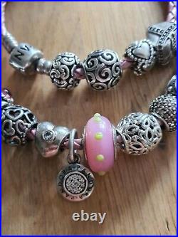 Pandora Necklace/Bracelet With Charms