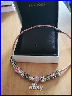 Pandora Necklace/Bracelet With Charms