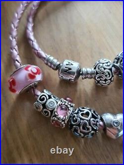 Pandora Necklace/Bracelet With Charms