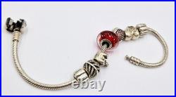 Pandora Sterling Silver Charm Bracelet 5 Charms I Love My Pet