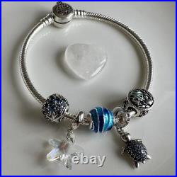 Pandora Summer Ocean Charm Bracelet Sterling Silver-19cm. Tropical Vibes Pandora Summer Ocean Charm Bracelet Sterling Silver-19cm. Tropical Vibes