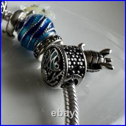 Pandora Summer Ocean Charm Bracelet Sterling Silver-19cm. Tropical Vibes Pandora Summer Ocean Charm Bracelet Sterling Silver-19cm. Tropical Vibes