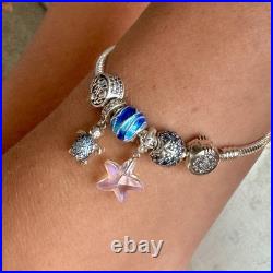 Pandora Summer Ocean Charm Bracelet Sterling Silver-19cm. Tropical Vibes Pandora Summer Ocean Charm Bracelet Sterling Silver-19cm. Tropical Vibes