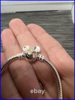 Pandora X Disney 100 bracelet & Oswald Charm Size 16