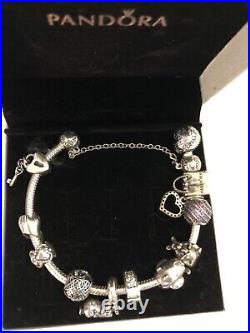 Pandora bracelet 18cm With 11 Charms Pandora bracelet 18cm With 11 Charms