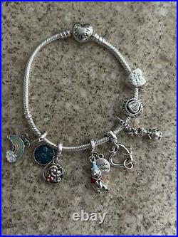 Pandora bracelet and charms