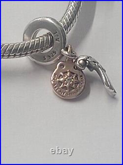 Pandora bracelet with charms used 17cm