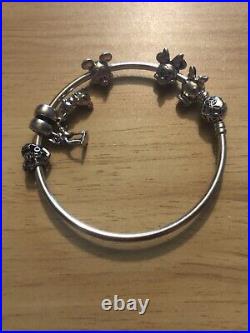Pandora bracelet with disney charms