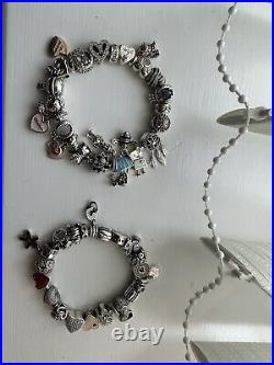 Pandora bracelets with charms