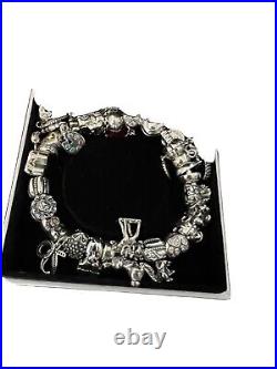 Pandora charm bracelet 20cmwith Charms