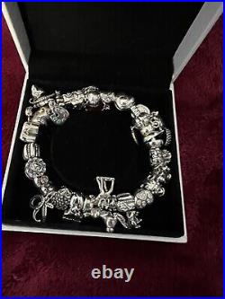 Pandora charm bracelet 20cmwith Charms