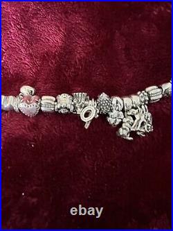 Pandora charm bracelet 20cmwith Charms