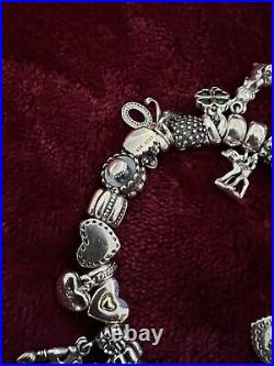 Pandora charm bracelet 20cmwith Charms