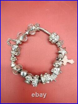 Pandora charm bracelet with charms