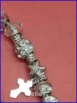 Pandora charm bracelet with charms