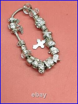 Pandora charm bracelet with charms