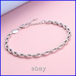 RACHEL GALLEY Silver Link Chain Bracelet 8 925 Sterling Stamped Wt. 8.4 Grams