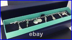 Rare Dower And Hall Sterling Silver 925 Virgin Vie Cosmetic Range Charm Bracelet