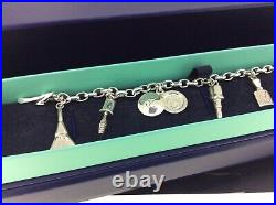Rare Dower And Hall Sterling Silver 925 Virgin Vie Cosmetic Range Charm Bracelet