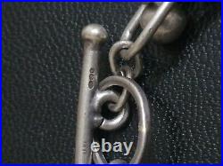 Rare Toggle DNA Bracelet Sterling Silver 925 39.2g 21cm