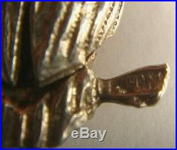 Rare Vintage Silver Glass'jelly Belly' Animal X 19 Charm Bracelet Nuvo Chim