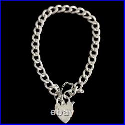 Rare Vintage Sterling Silver Georg Jensen Charm Bracelet Hallmarked 20cm 14g