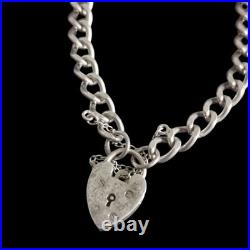 Rare Vintage Sterling Silver Georg Jensen Charm Bracelet Hallmarked 20cm 14g