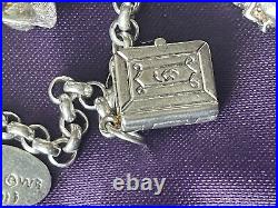 Rare WB Harry Potter Charm Bracelet. 925 Sterling Silver
