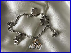Rare WB Harry Potter Charm Bracelet. 925 Sterling Silver