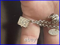 Rare WB Harry Potter Charm Bracelet. 925 Sterling Silver