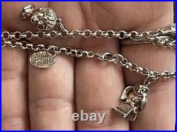 Rare WB Harry Potter Charm Bracelet. 925 Sterling Silver
