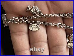 Rare WB Harry Potter Charm Bracelet. 925 Sterling Silver