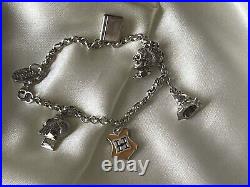 Rare WB Harry Potter Charm Bracelet. 925 Sterling Silver