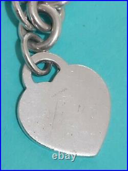 Return to Tiffany & Co. Heart Tag 7 in / 18 cm Sterling Silver Charm Bracelet
