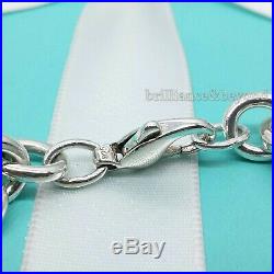 Return to Tiffany & Co. Round Tag Bracelet Charm 925 Sterling Silver Authentic