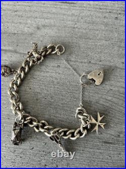 Silver Vintage Charm Bracelet Silver Vintage Charm Bracelet