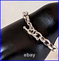 Sterling 925 Silver Chain Charm Bracelet-Italy withJudith Ripka L Charm