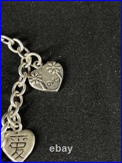 Sterling Love Hearts Different Language Hearts Say Love Charm Bracelet Sterling Love Hearts Different Language Hearts Say Love Charm Bracelet