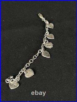 Sterling Love Hearts Different Language Hearts Say Love Charm Bracelet Sterling Love Hearts Different Language Hearts Say Love Charm Bracelet