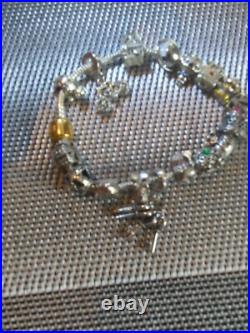 Sterling Silver 925 bracelet 17 sterling Silver 925 charms ideal gift