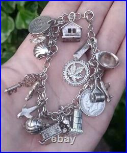 Sterling Silver Charm Bracelet