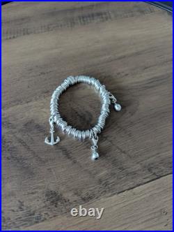 Sterling Silver Charm Bracelet With 3 Charms Sterling Silver Charm Bracelet With 3 Charms