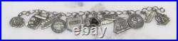 Sterling Silver Charm Bracelet with 12 Charms 7 47grams 7-G557 Sterling Silver Charm Bracelet with 12 Charms 7 47grams 7-G557