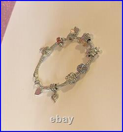 Sterling Silver Truth Charm Bracelet With 8 Charms