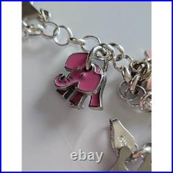 Sterling silver charm bracelet