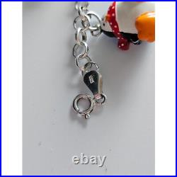 Sterling silver charm bracelet